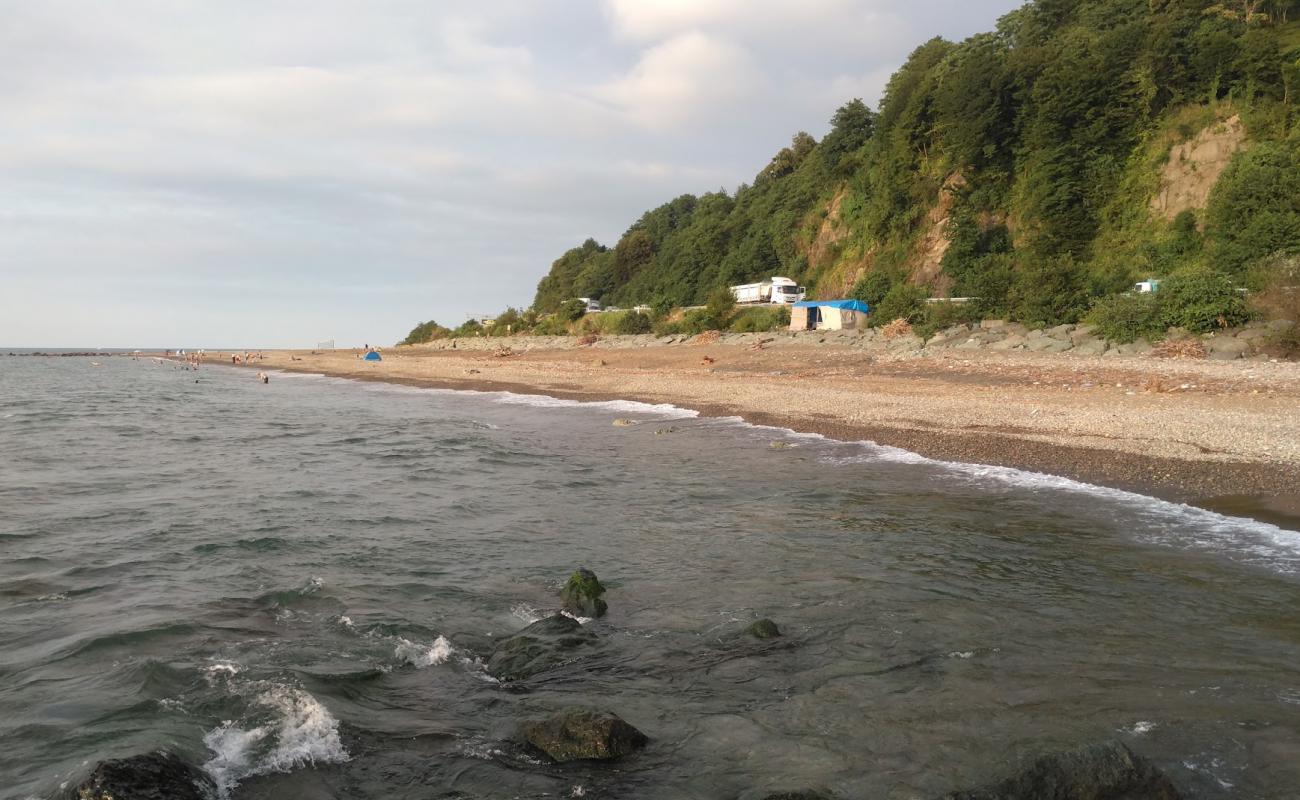 Photo de Melyat Creek Beach avec sable clair avec caillou de surface