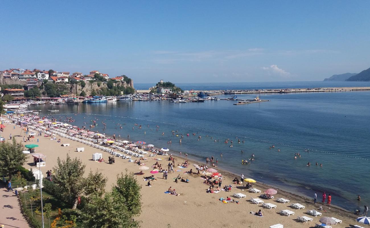 Photo de Amasra Plaji avec sable beige de surface