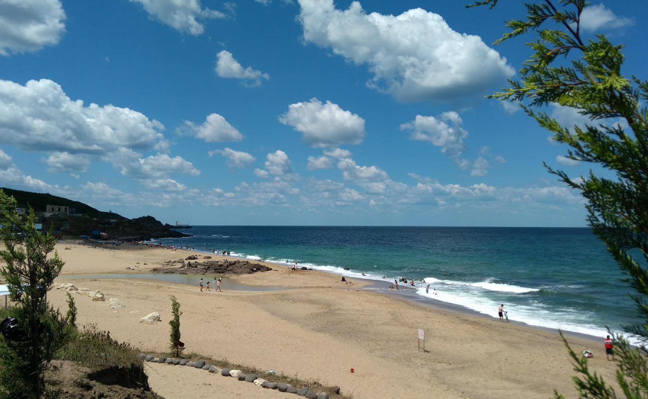 Photo de Suslu beach avec sable beige de surface