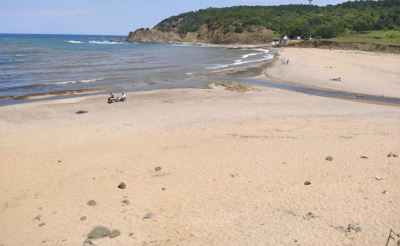 Photo de Kabakoz Beach avec sable beige de surface