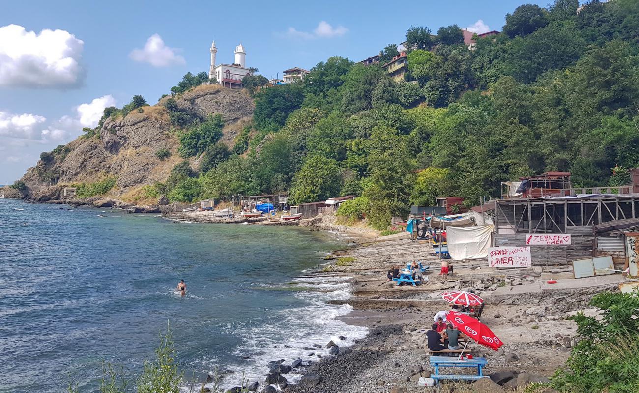 Photo de Anadolufeneri Plaji avec galets beige de surface