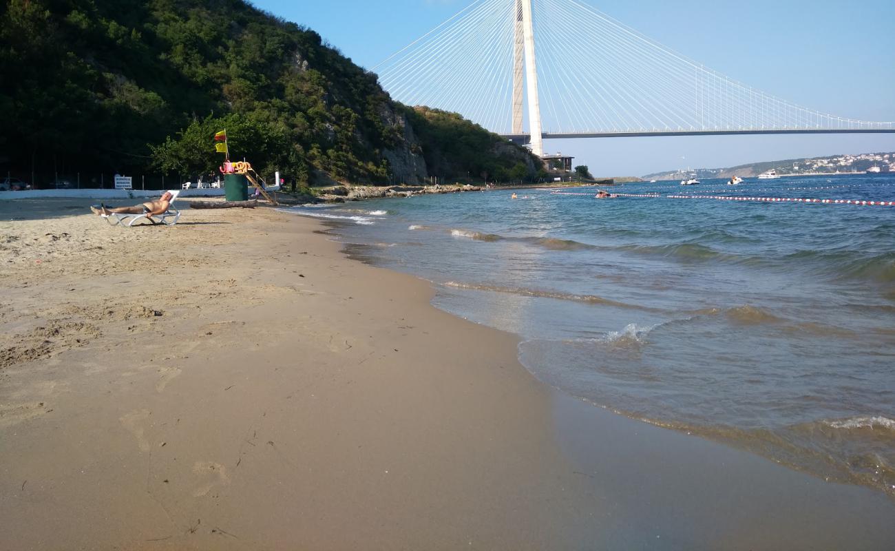 Photo de Menekse bayanlar Plaji avec sable fin et lumineux de surface