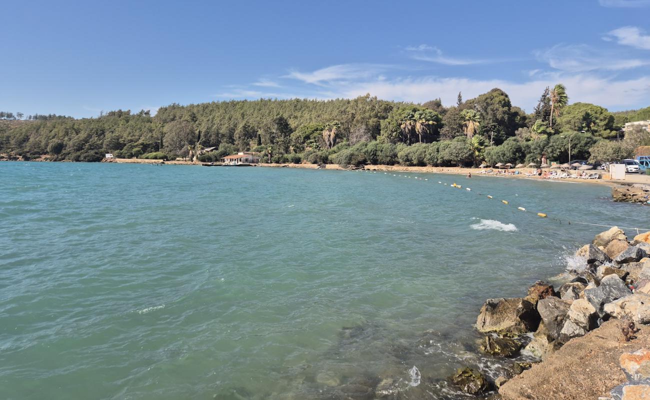 Photo de Guvercinlik Beach avec sable beige de surface