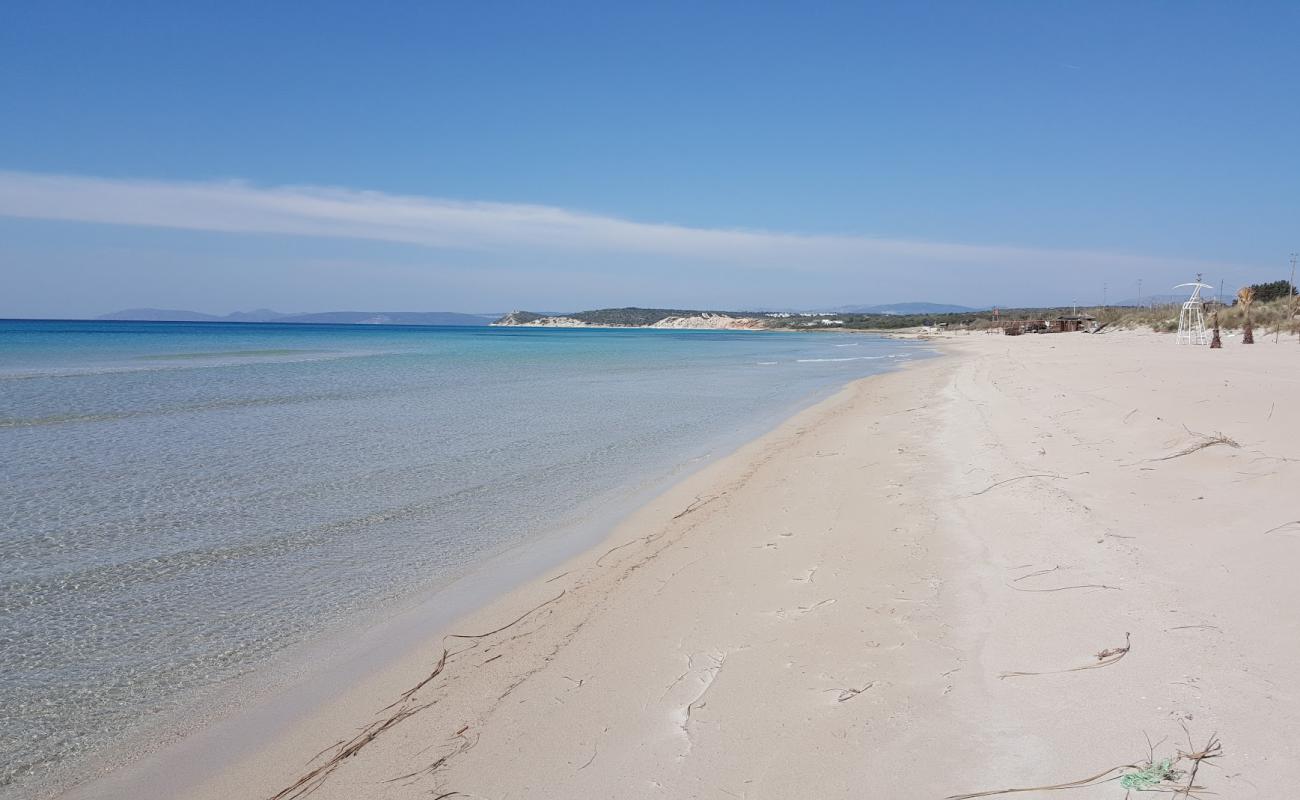 Photo de Cesme Altinkum Plaj avec sable beige de surface