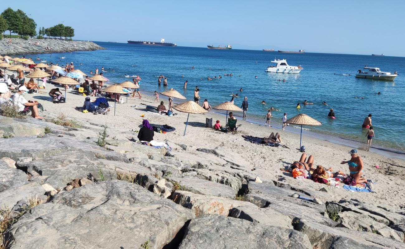Photo de Kemal Sunal Beach avec sable gris & galets de surface