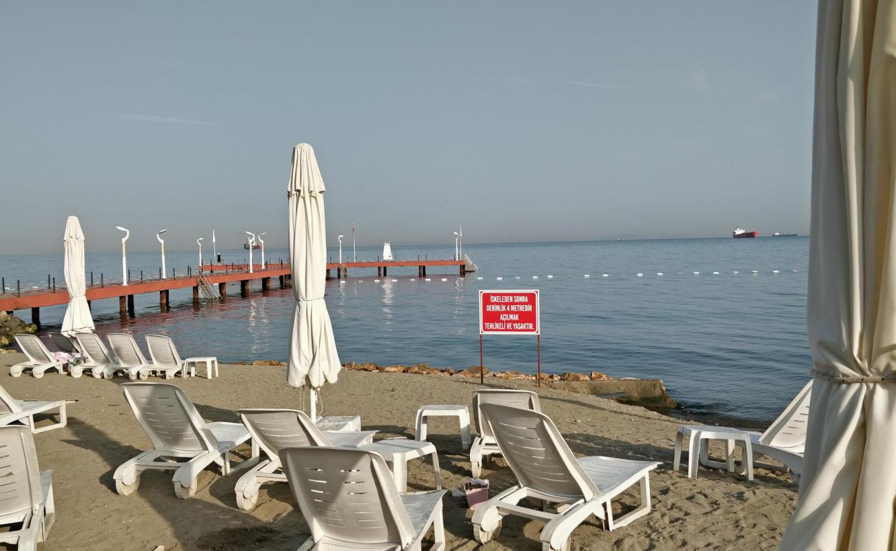 Photo de Ceylankent Plaji avec sable beige de surface
