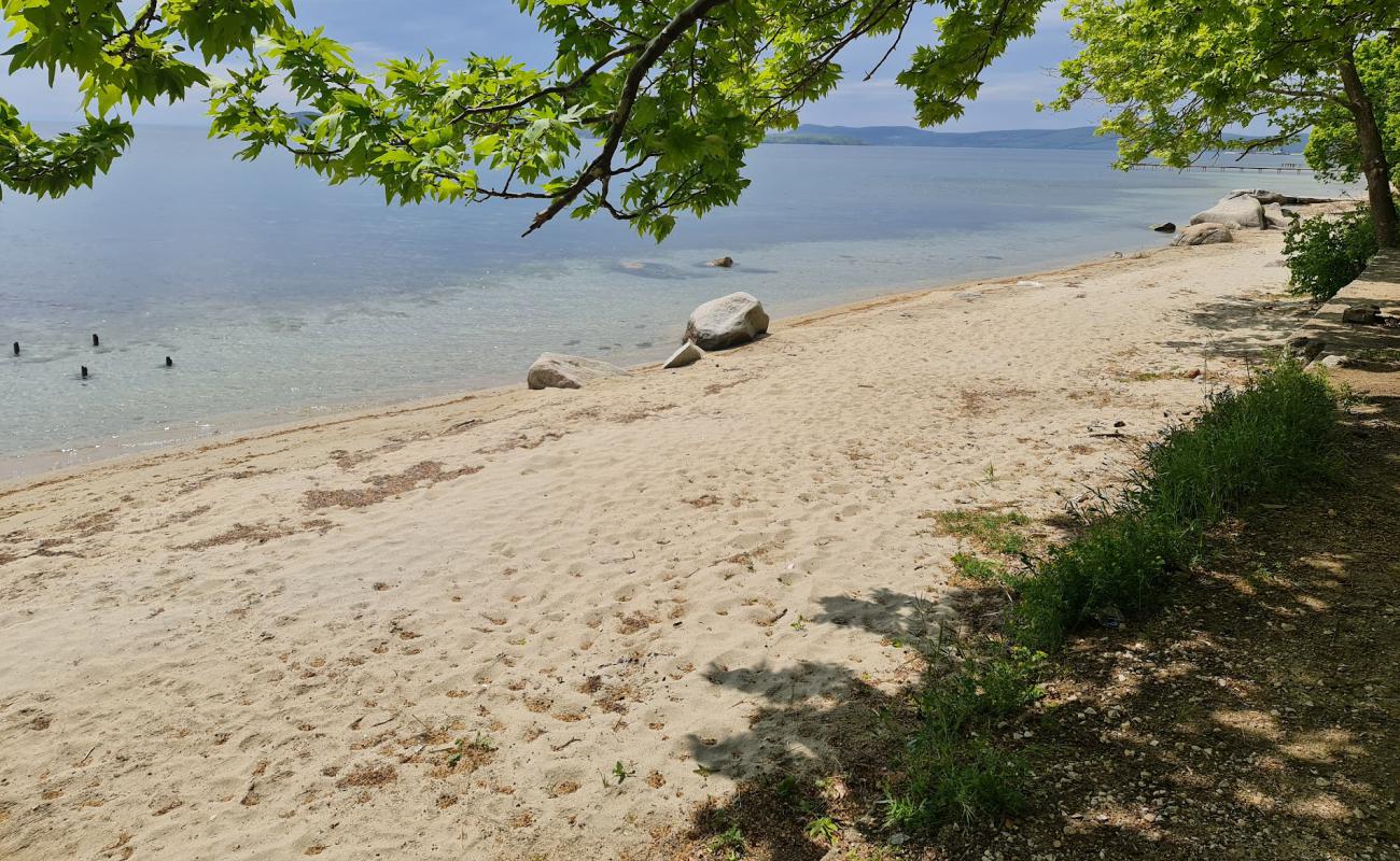 Photo de Bedava Beach avec sable beige de surface