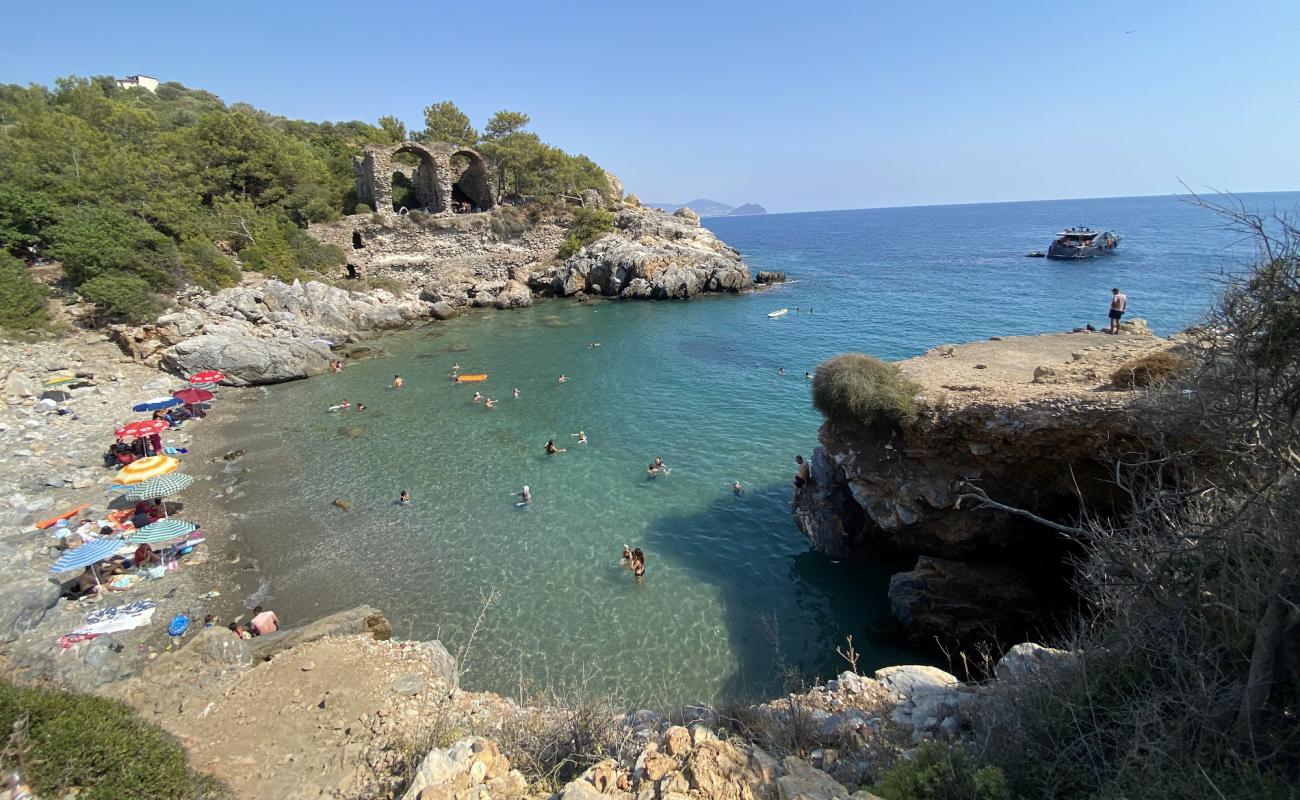 Photo de Aytap Beach avec galets gris de surface