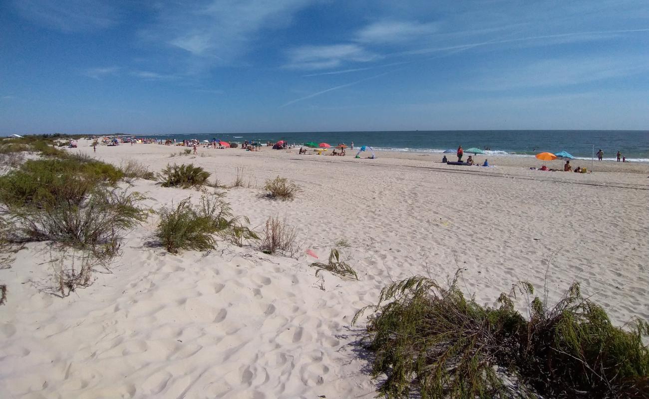Photo de Plyazh Kurortu Prymors'ke avec sable beige de surface