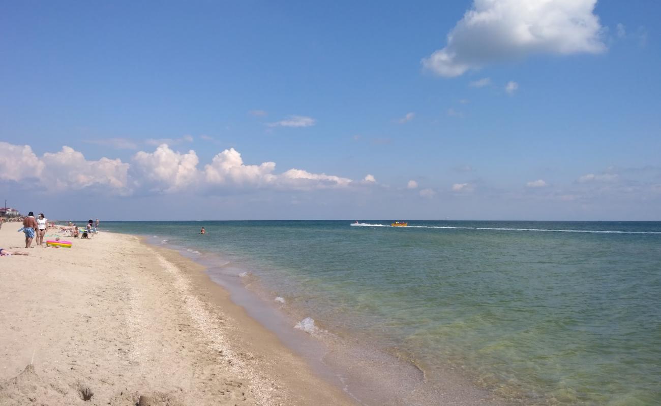Photo de Serednya Kosa avec sable coquillé beige de surface
