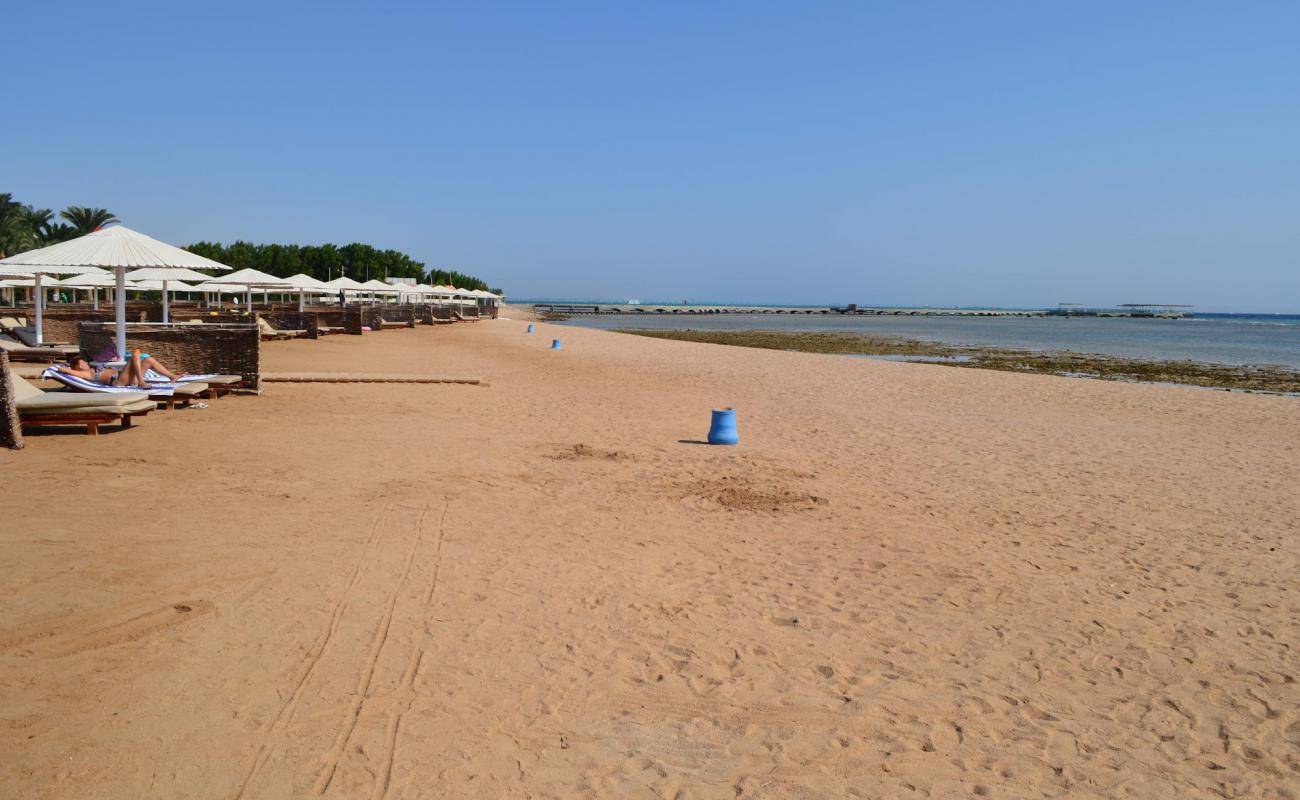 Photo de Plage du Pharaoh Azur Resort avec sable gris de surface