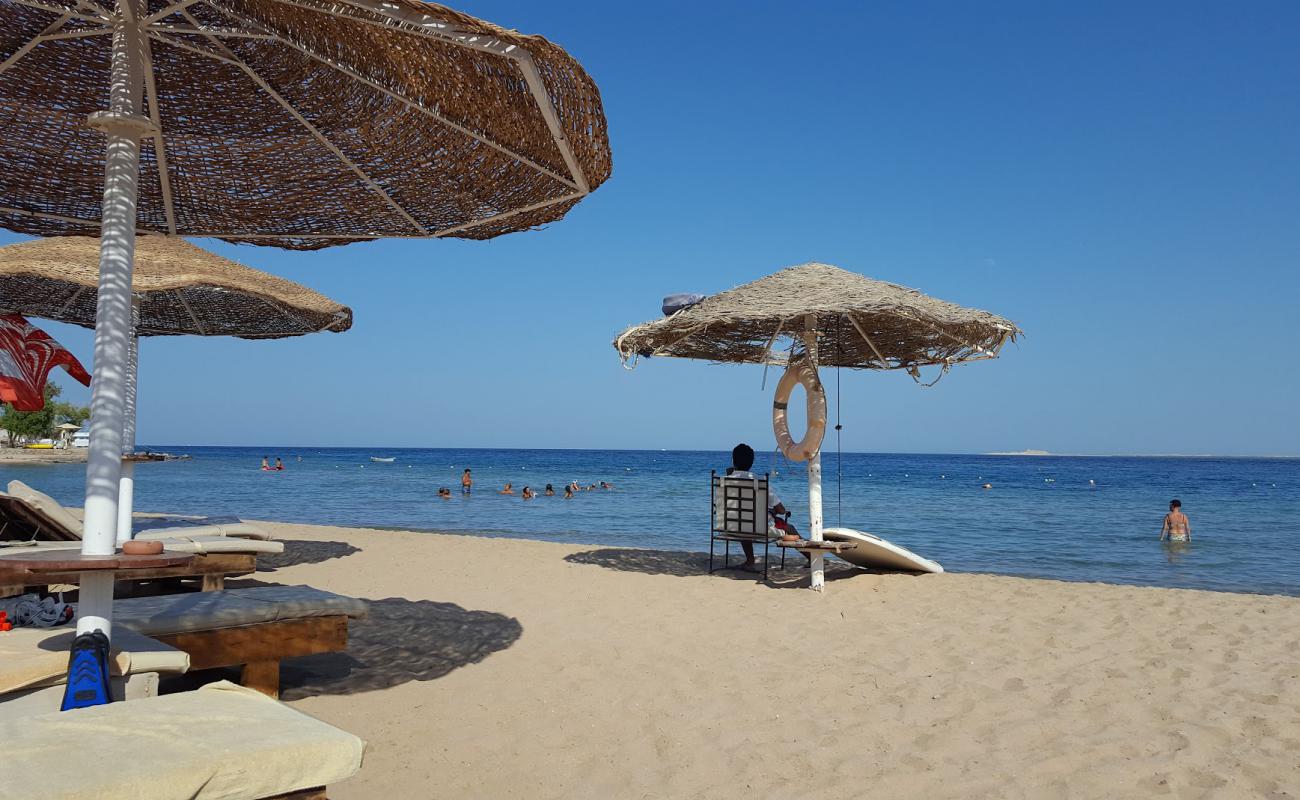 Photo de Safaga beach avec sable lumineux de surface