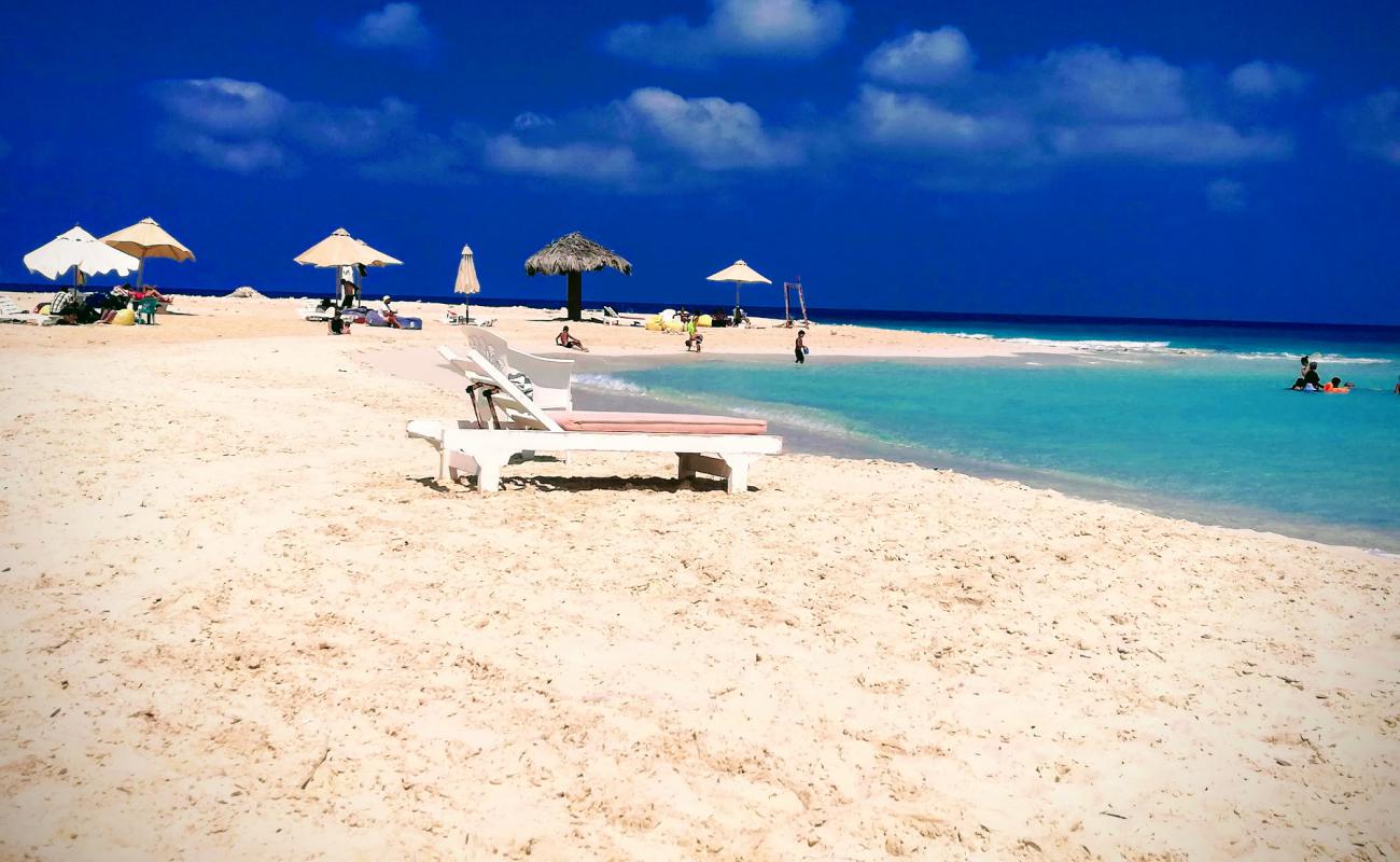 Photo de Ghazala Beach II avec sable fin blanc de surface