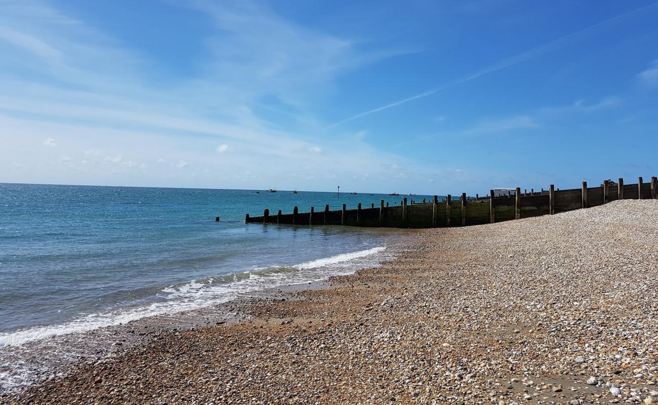 Photo de East beach avec galets beige de surface