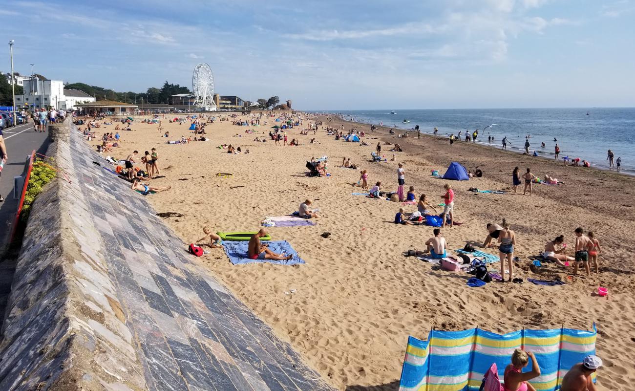Photo de Plage d'Exmouth avec sable beige de surface