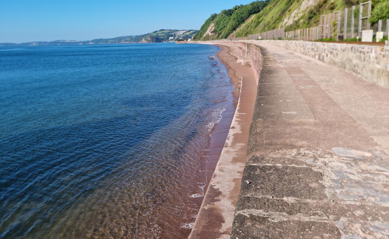 Photo de Holcombe beach avec sable brun de surface