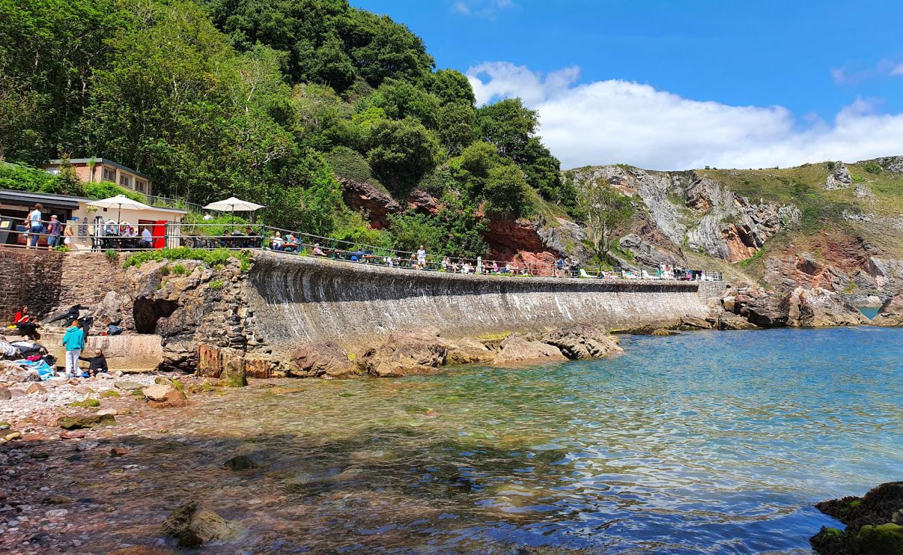 Photo de Anstey's Cove avec roches de surface