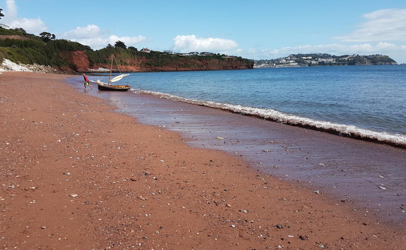 Photo de Hollicombe beach avec sable brun de surface