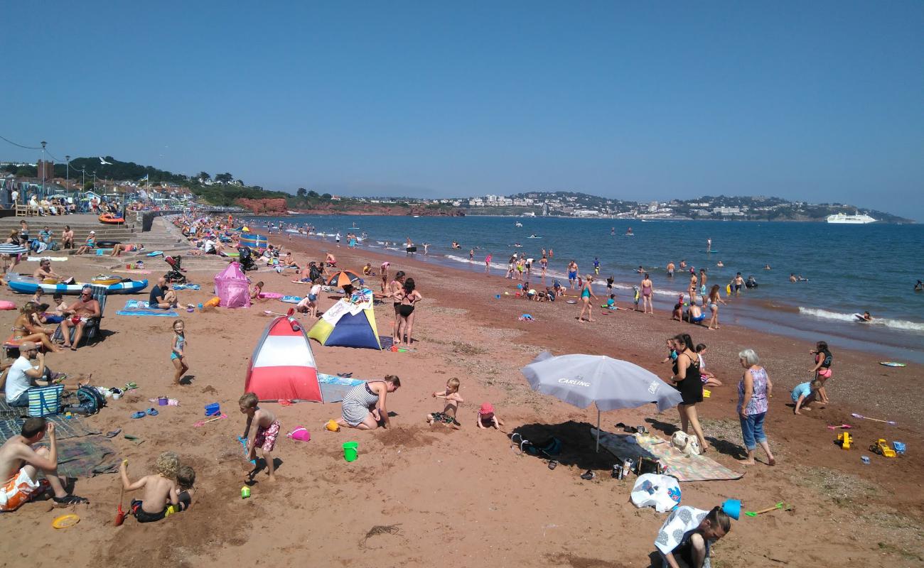 Photo de Preston Sands avec sable brun de surface