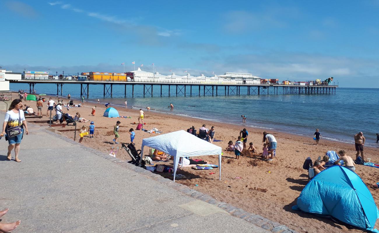 Photo de Plage de Paignton avec sable brun de surface