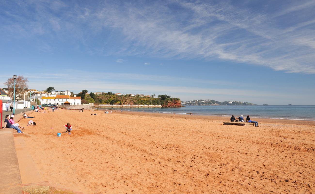 Photo de Plage de Goodrington avec sable brun de surface