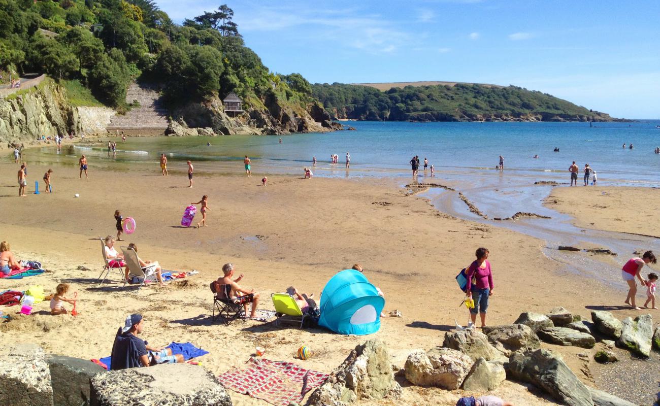 Photo de Salcombe North Sands avec sable beige de surface