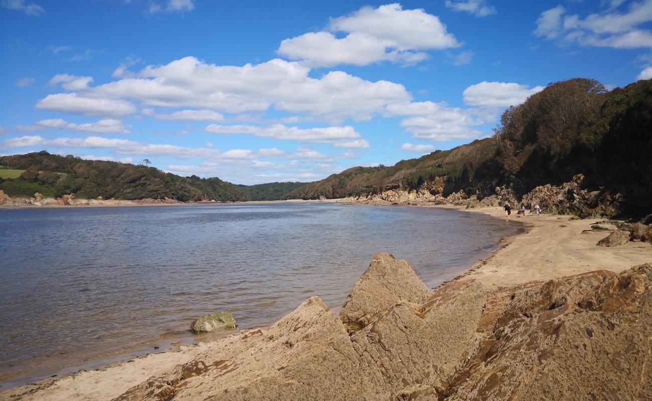 Photo de Wonwell beach avec sable beige de surface