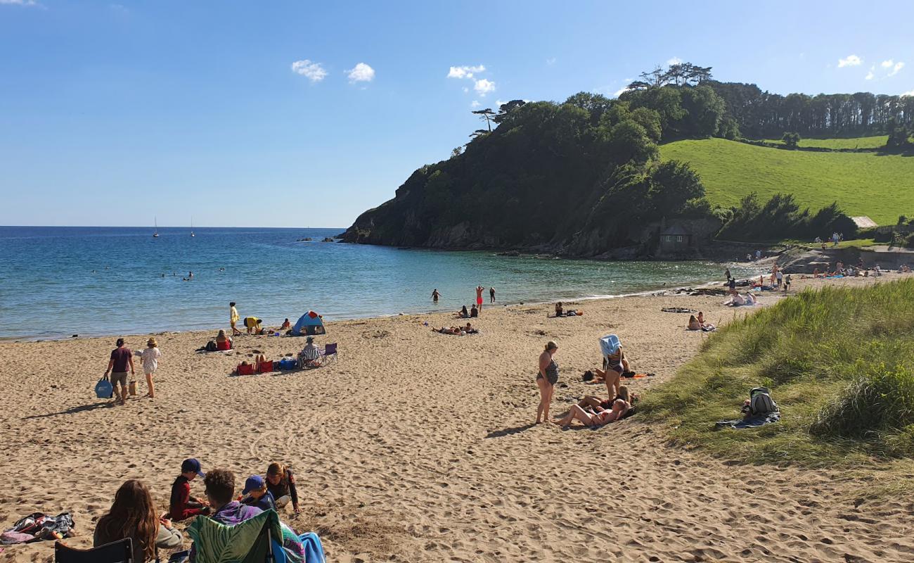 Photo de Plage de Mothecombe avec sable beige de surface