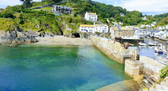 Plage de Polperro