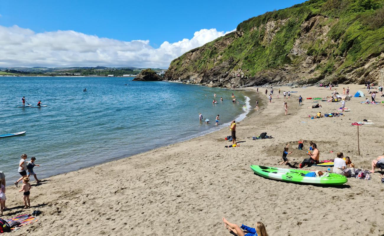 Photo de Plage de Polkerris avec sable lumineux de surface