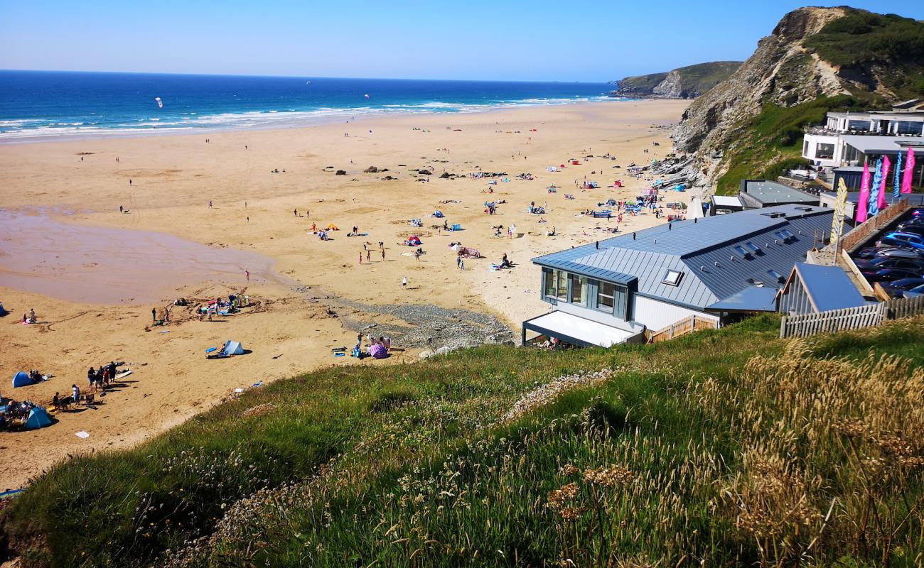 Photo de Watergate beach avec sable lumineux de surface