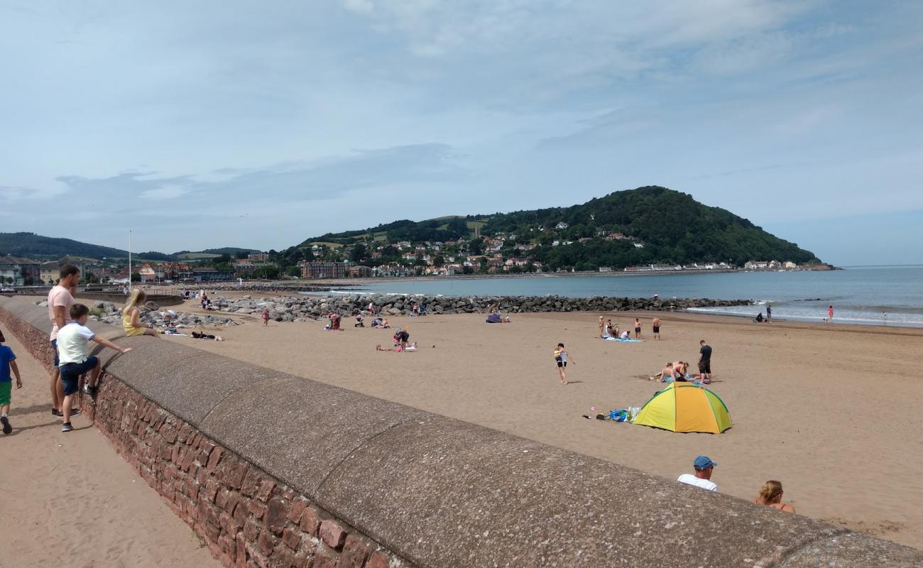 Photo de Plage de Minehead avec sable brun de surface
