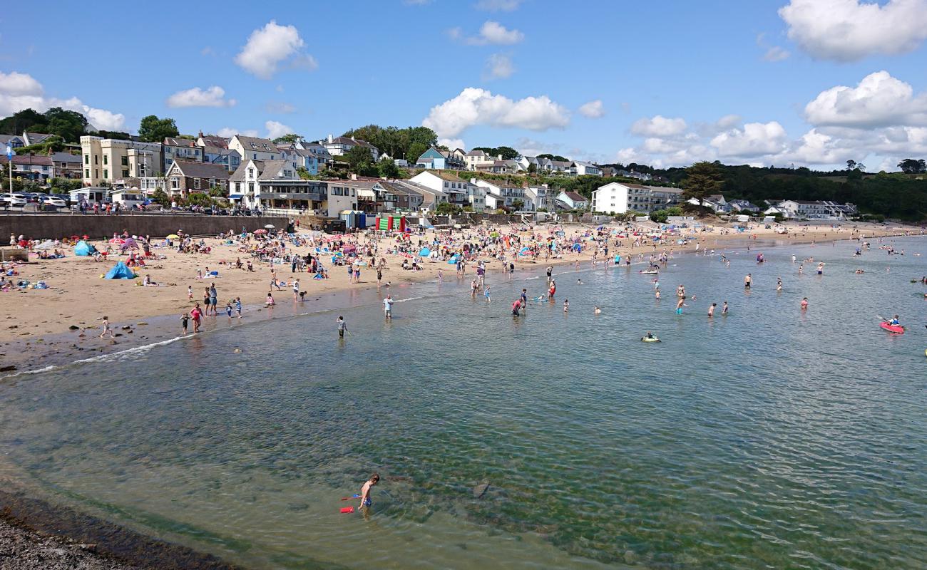 Photo de Saundersfoot beach avec sable beige de surface
