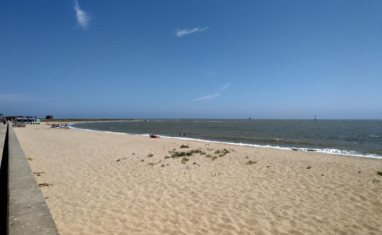 Photo de Jaywick Sands beach avec sable lumineux de surface