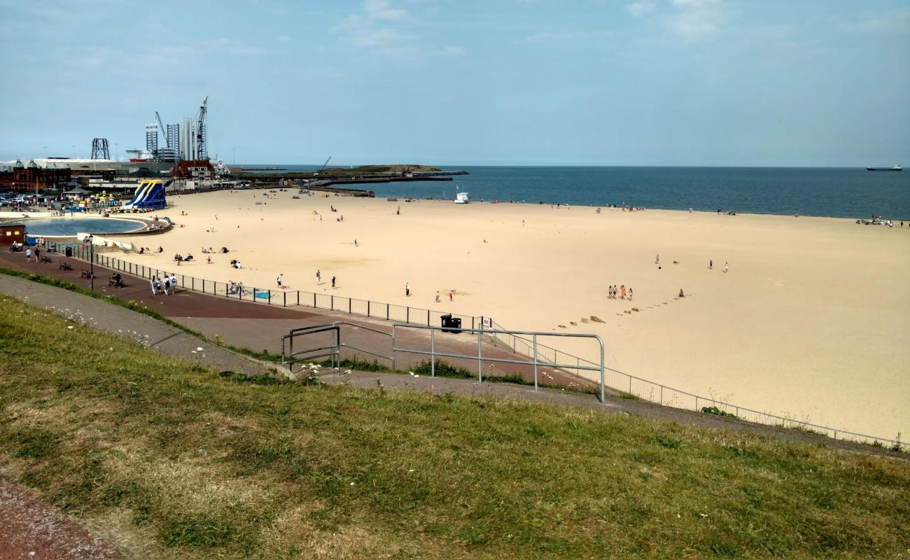 Photo de Plage de Gorleston avec sable lumineux de surface