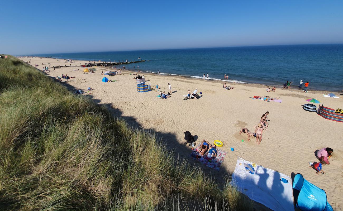 Photo de Plage de Horsey (Horsey Gap) avec sable beige de surface