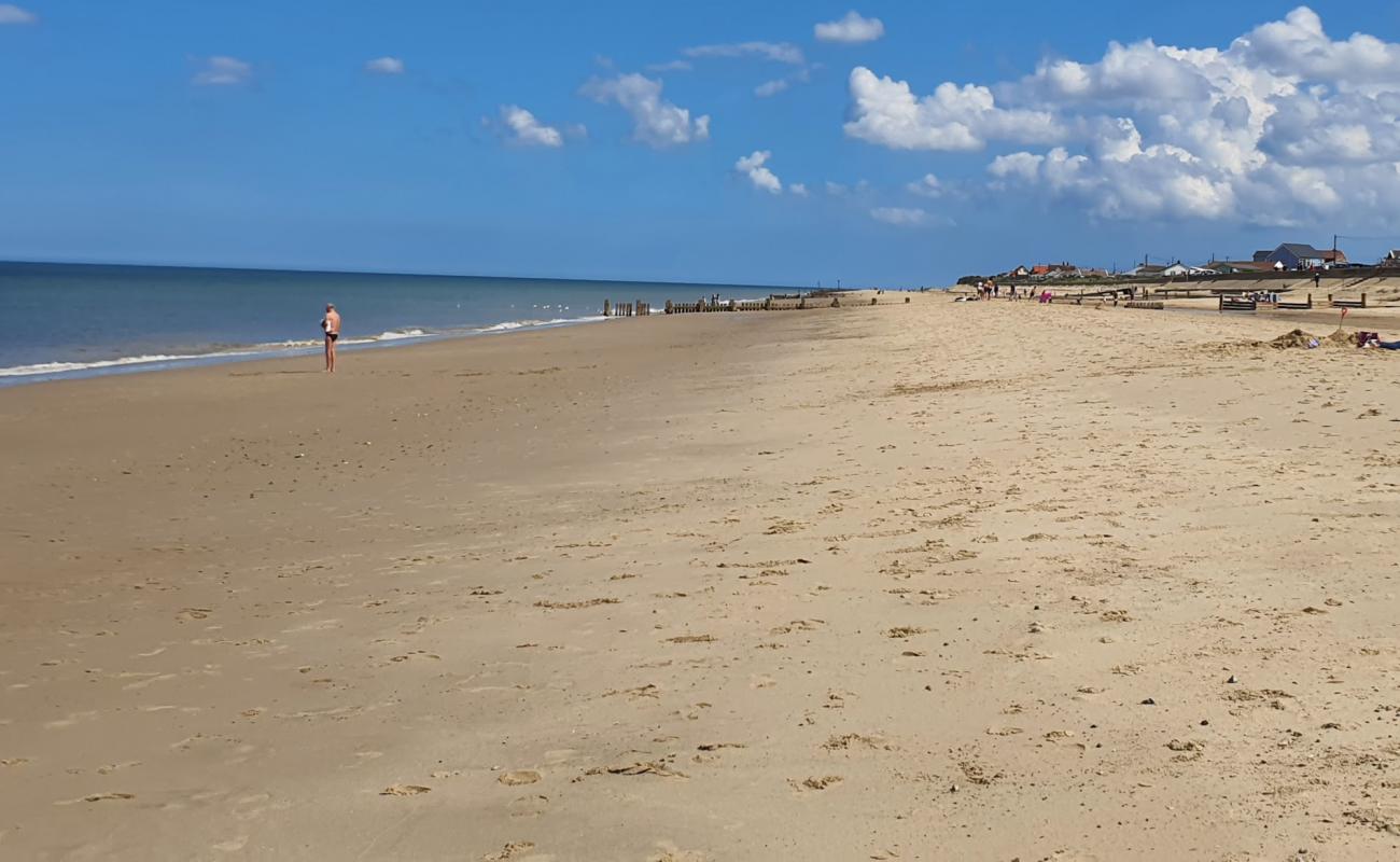 Photo de Plage de Walcott avec sable lumineux de surface