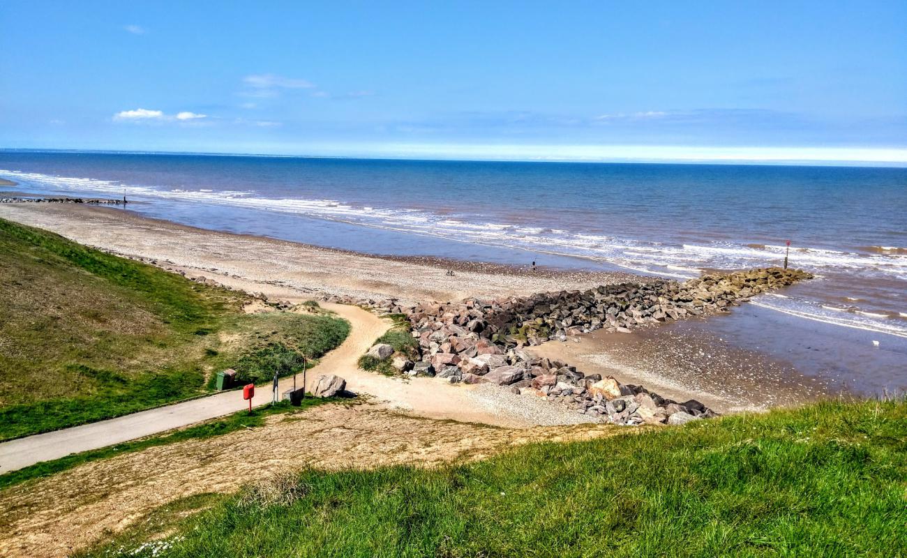 Photo de Plage de Mappleton avec sable lumineux de surface