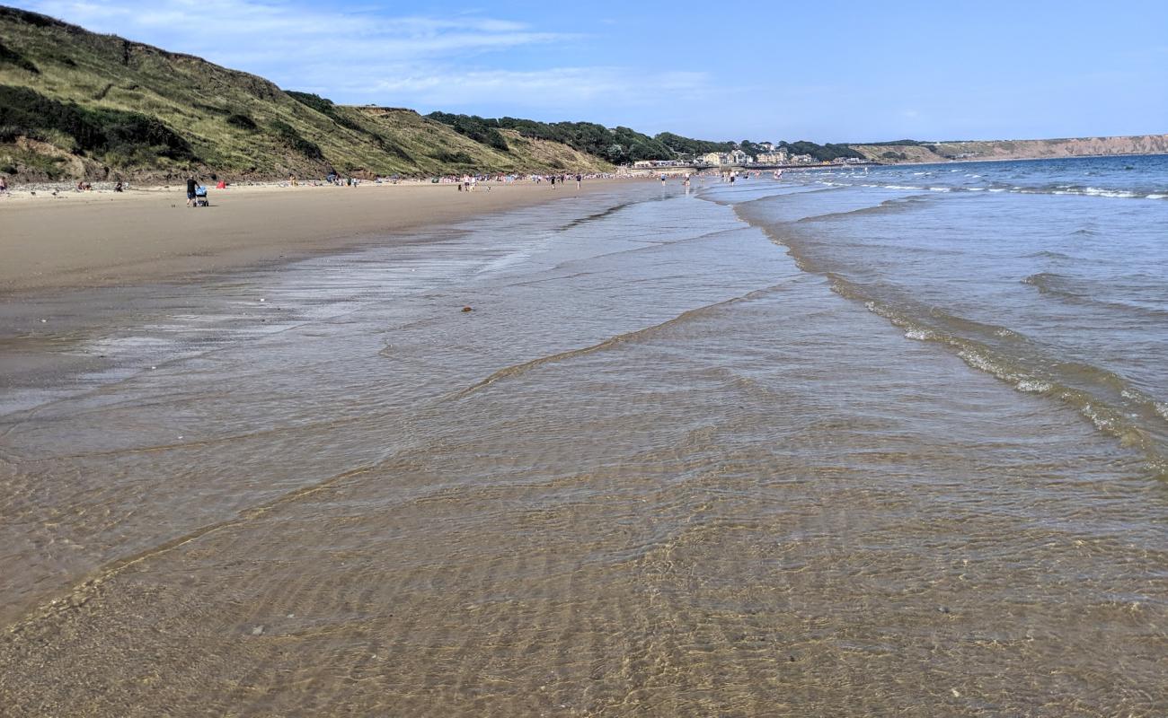 Photo de Filey beach avec sable beige de surface
