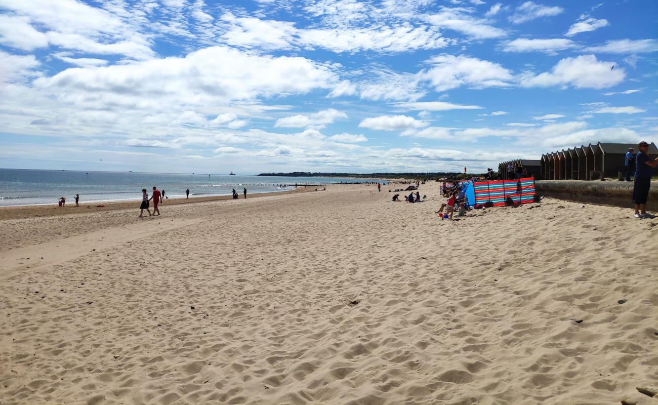 Photo de Plage de Blyth avec sable beige de surface