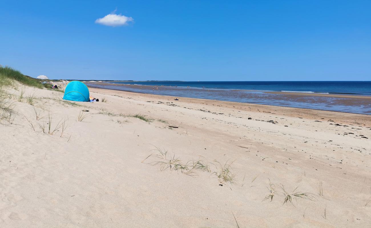 Photo de Druridge Bay beach avec sable lumineux de surface