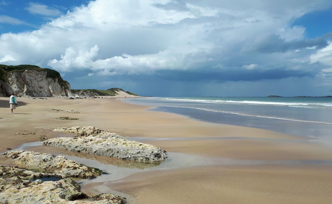 Photo de Whiterocks Beach avec sable lumineux de surface