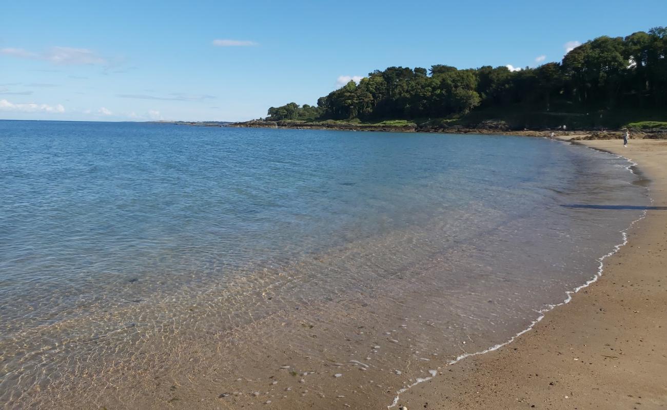 Photo de Crawfordsburn Beach avec sable beige de surface