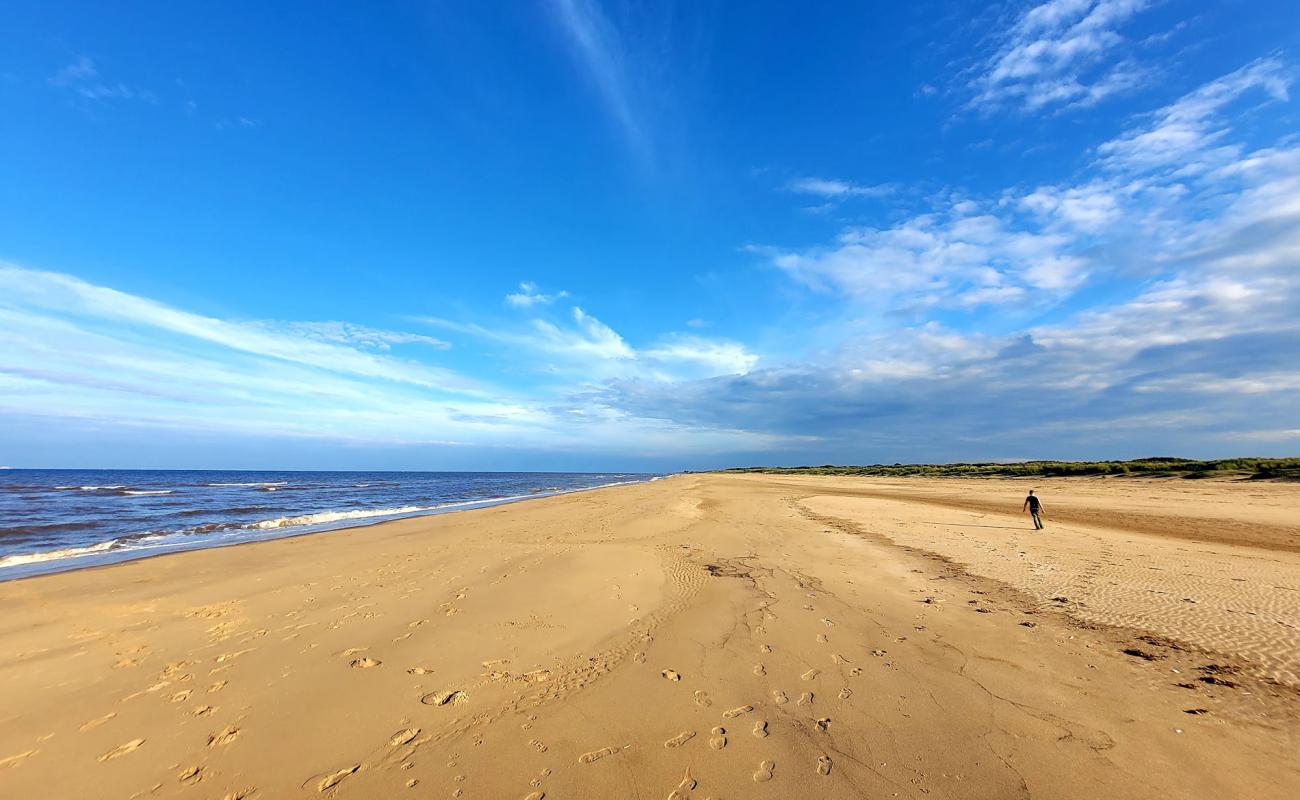 Photo de Theddlethorpe Beach avec sable lumineux de surface