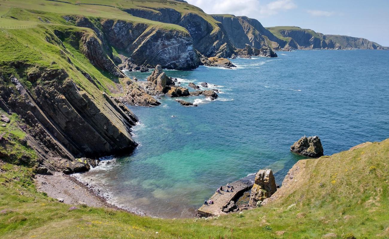 Photo de St Abb's Head avec terrain rocheux de surface