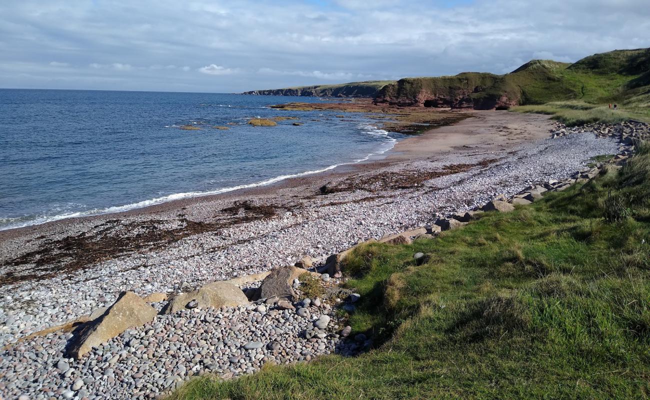 Photo de Aberdour Beach avec caillou gris de surface