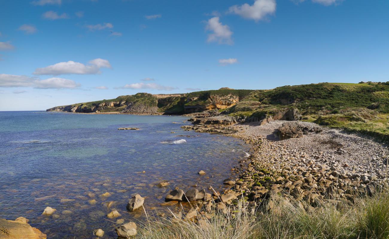 Photo de Hopeman Beach avec terrain rocheux de surface