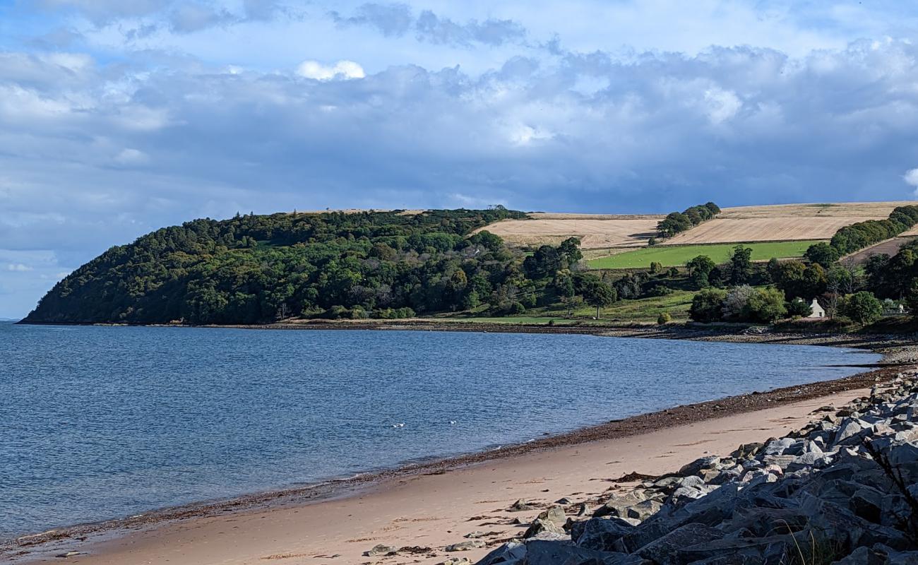 Photo de Cromarty Beach avec sable clair avec caillou de surface