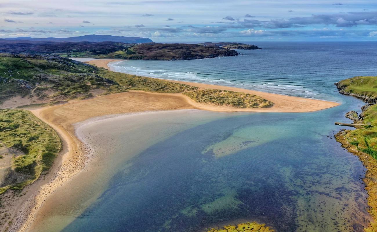 Photo de Torrisdale beach avec sable beige de surface