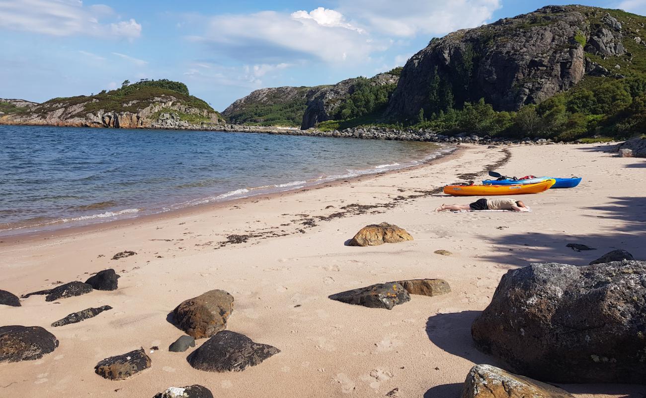 Photo de Gruinard Beach avec sable beige de surface